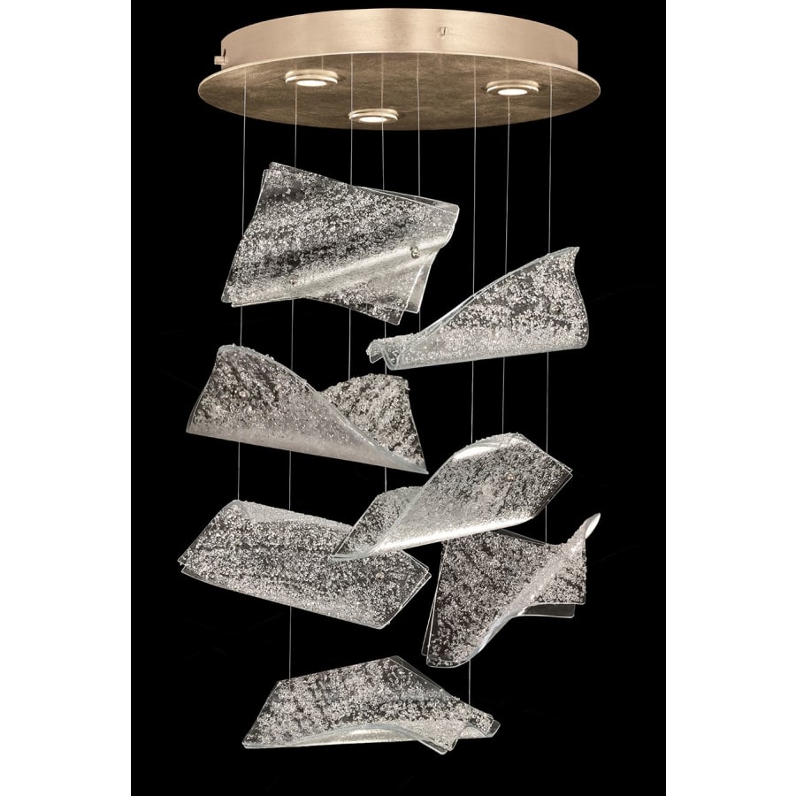Fine Art Handcrafted Lighting Elevate 3 Light 23" Wide LED Abstract Multi Light Pendant