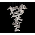 Fine Art Handcrafted Lighting Elevate 8 Light 38" Wide LED Abstract Multi Light Pendant