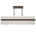 Fine Art Handcrafted Lighting Lior 2 Light 48" Wide LED Crystal Linear Chandelier