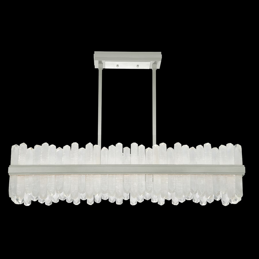 Fine Art Handcrafted Lighting Lior 2 Light 48" Wide LED Crystal Linear Chandelier