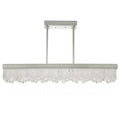 Fine Art Handcrafted Lighting Lior 48" Wide LED Crystal Linear Chandelier