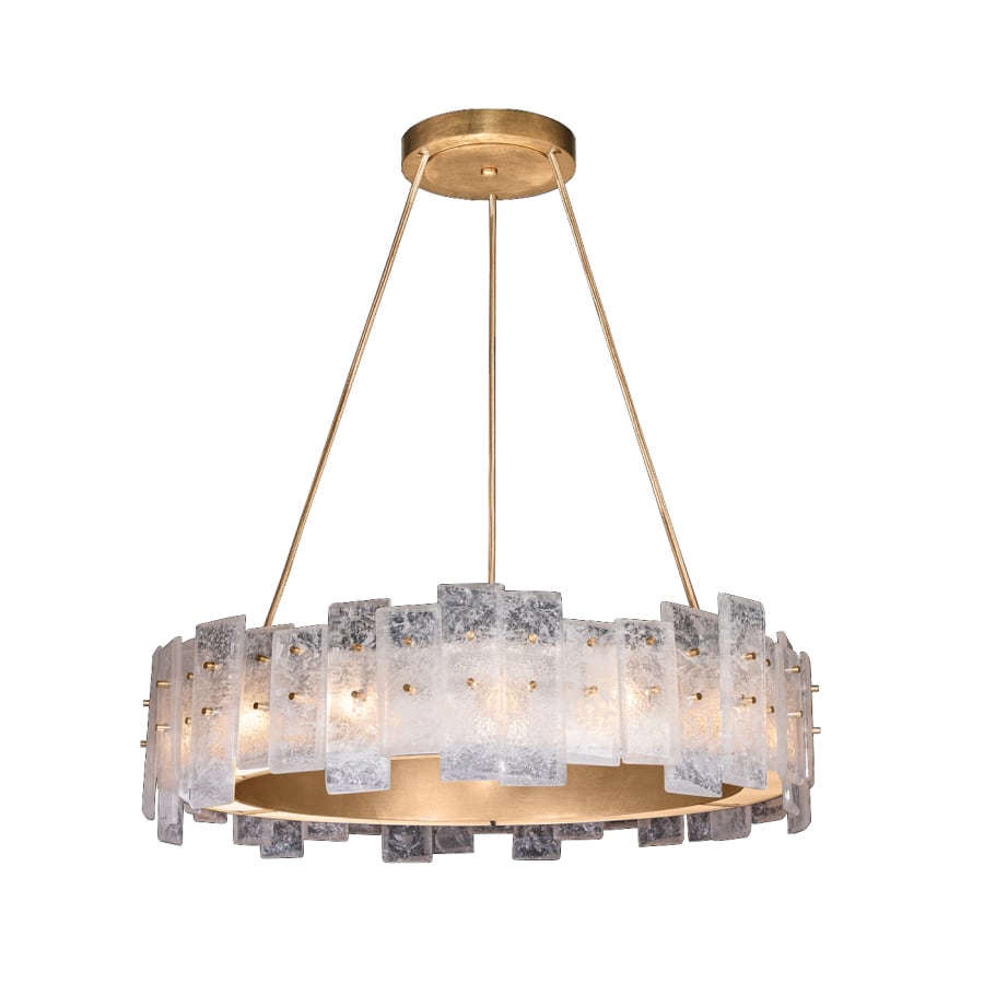 Fine Art Handcrafted Lighting Lunea 15 Light 33" Wide Crystal Drum Chandelier