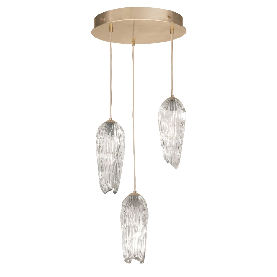 Fine Art Handcrafted Lighting Las Olas 3 Light 18" Wide Multi Light Pendant