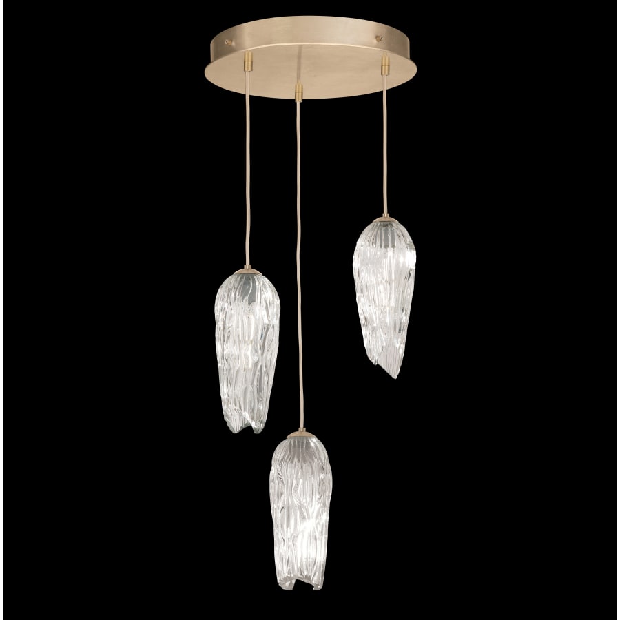 Fine Art Handcrafted Lighting Las Olas 3 Light 18" Wide Multi Light Pendant
