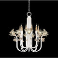 Fine Art Handcrafted Lighting Azu 20 Light 36" Wide Crystal Abstract Chandelier