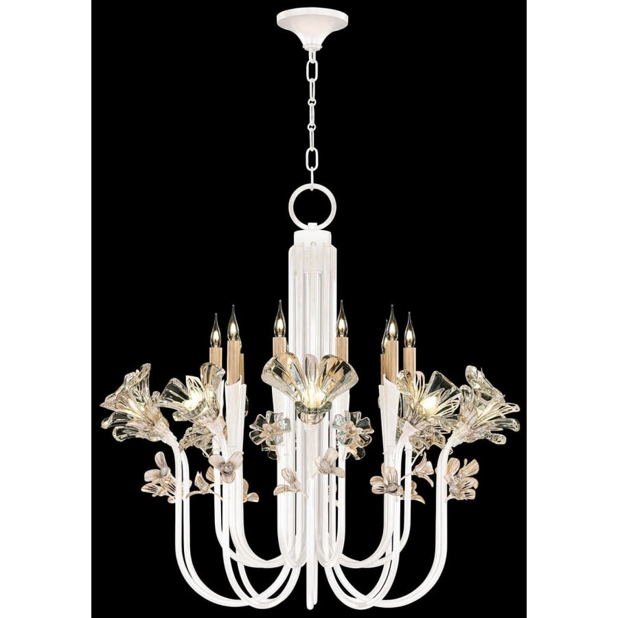 Fine Art Handcrafted Lighting Azu 20 Light 36" Wide Crystal Abstract Chandelier