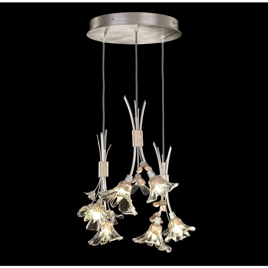 Fine Art Handcrafted Lighting Azu 6 Light 22" Wide Crystal Multi Light Pendant
