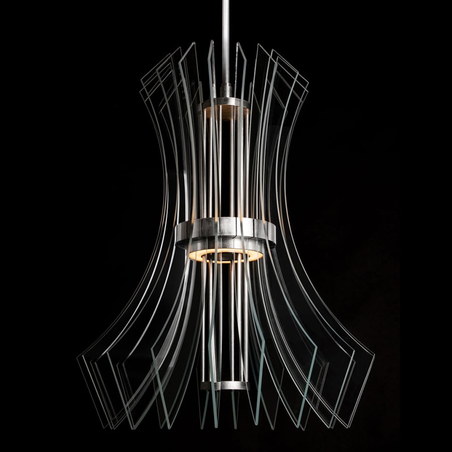 Fine Art Handcrafted Lighting Newton 28" Wide LED Crystal Chandelier