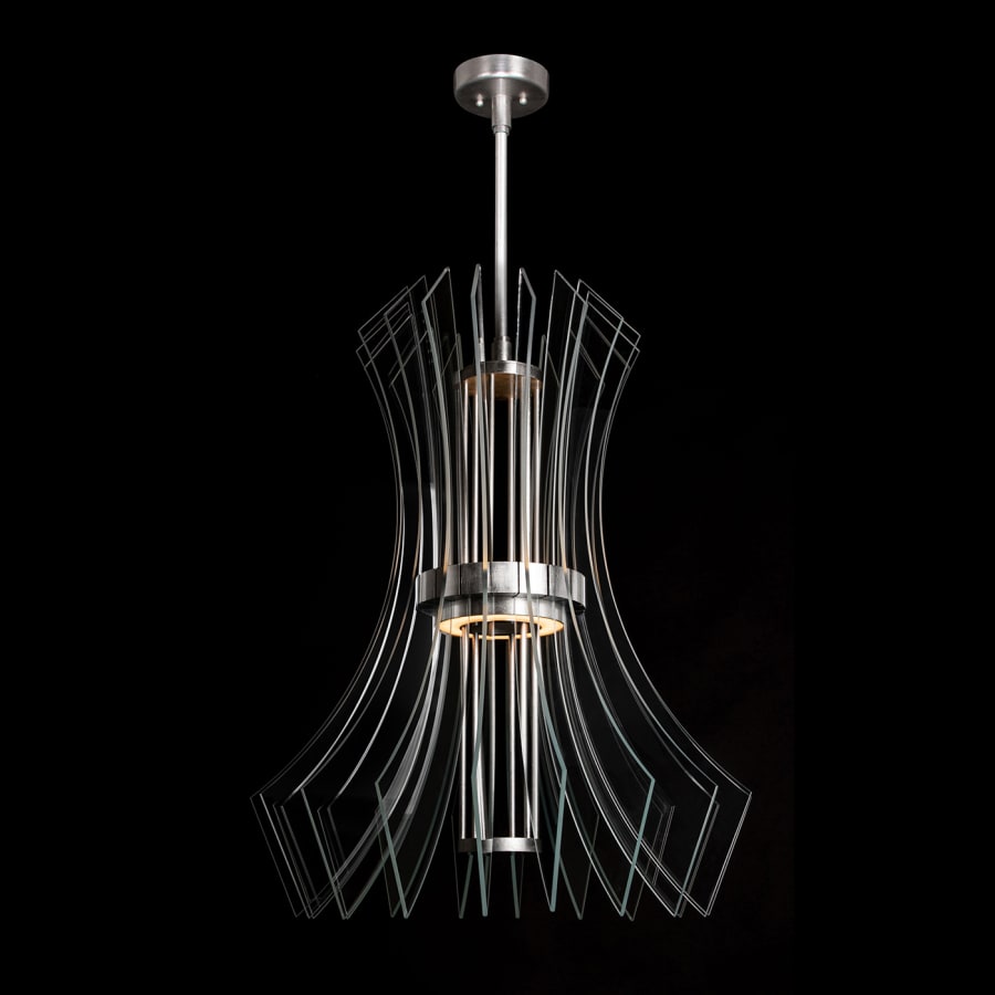 Fine Art Handcrafted Lighting Newton 28" Wide LED Crystal Chandelier