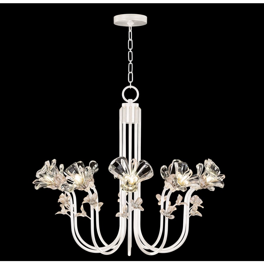 Fine Art Handcrafted Lighting Azu 10 Light 36" Wide Crystal Abstract Chandelier