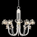 Fine Art Handcrafted Lighting Azu 10 Light 36" Wide Crystal Abstract Chandelier