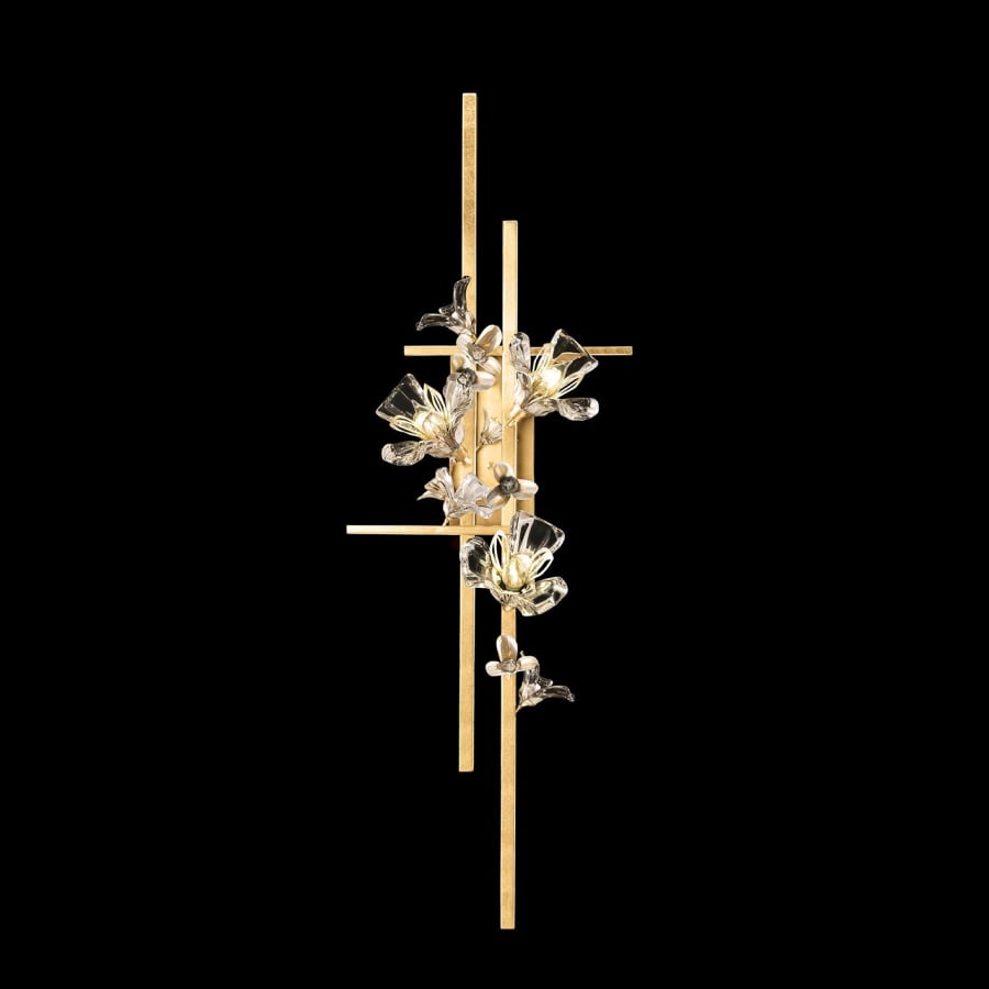 Fine Art Handcrafted Lighting Azu 3 Light 44" Tall Wall Sconce