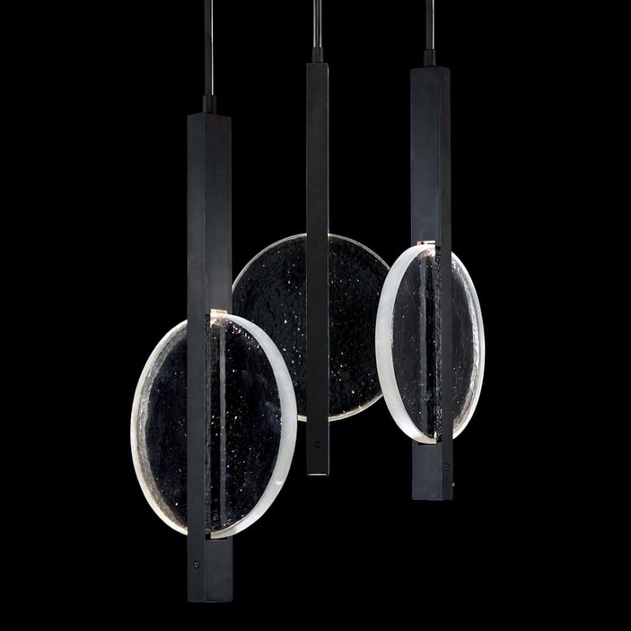 Fine Art Handcrafted Lighting Selene 6 Light 16" Wide LED Multi Light Pendant with Shades