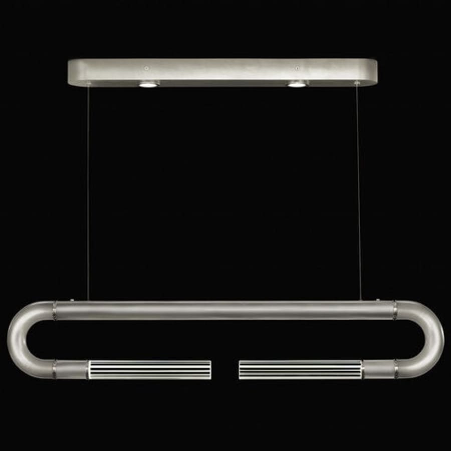 Fine Art Handcrafted Lighting Antonia 2 Light 52" Wide LED Crystal Linear Pendant