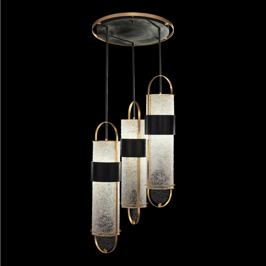 Fine Art Handcrafted Lighting Bond 24" Wide LED Multi Light Pendant