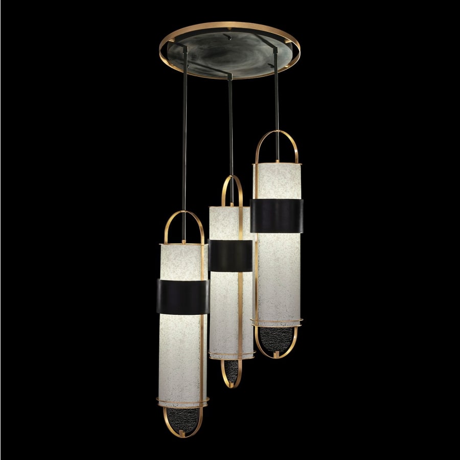 Fine Art Handcrafted Lighting Bond 24" Wide LED Multi Light Pendant