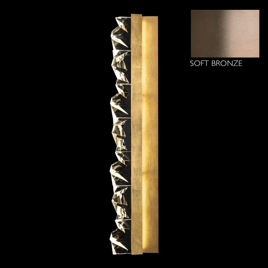 Fine Art Handcrafted Lighting Strata 43" Tall LED Wall Sconce