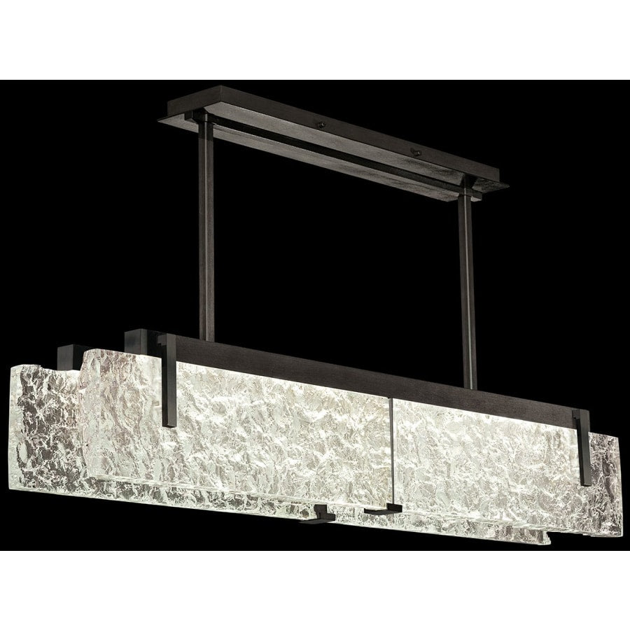 Fine Art Handcrafted Lighting Terra 52" Wide LED Linear Pendant