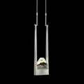 Fine Art Handcrafted Lighting Strata 8" Wide LED Abstract Mini Pendant