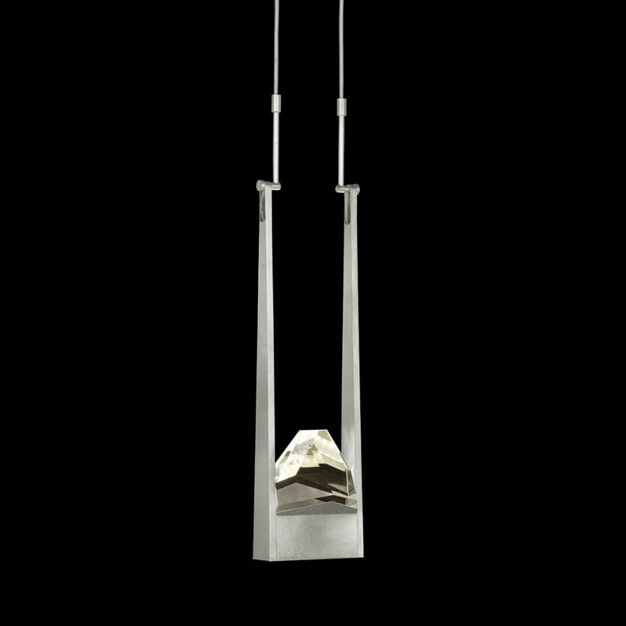 Fine Art Handcrafted Lighting Strata 8" Wide LED Abstract Mini Pendant