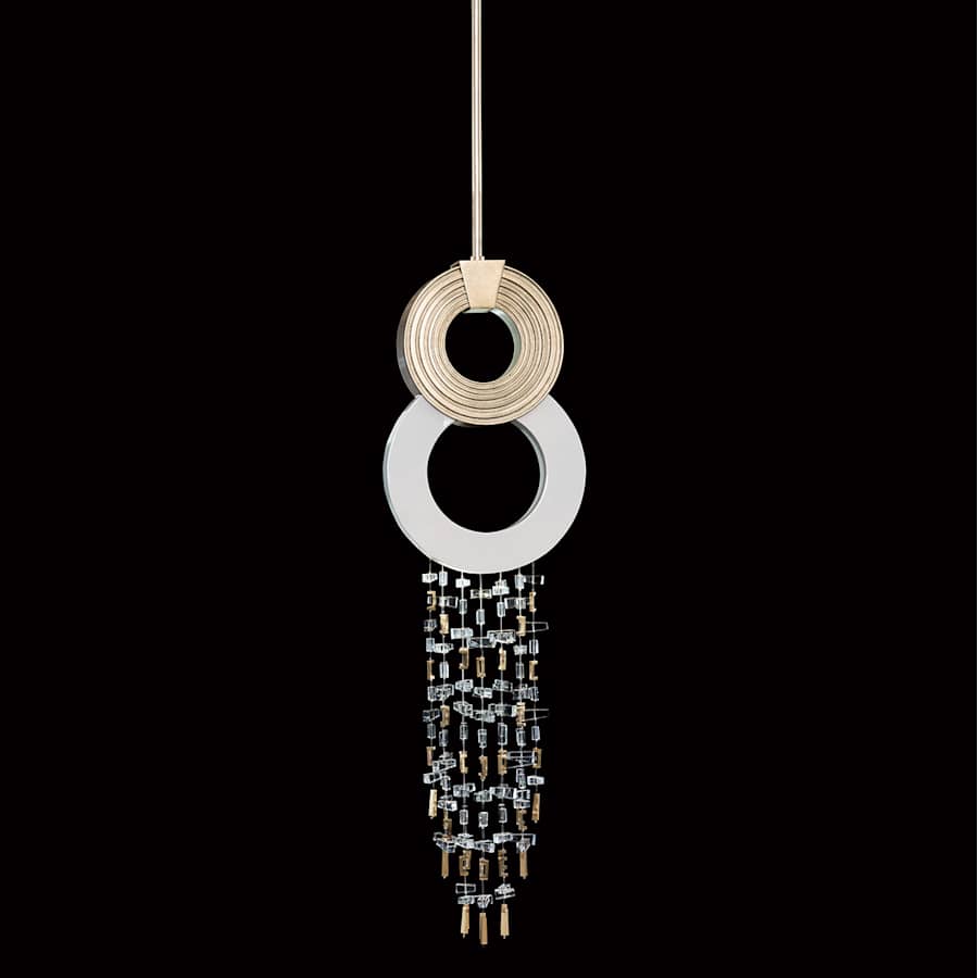 Fine Art Handcrafted Lighting Capri 11" Wide LED Crystal Mini Pendant