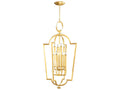 Fine Art Handcrafted Lighting Allegretto 8-Light Gold Leaf Tiered Chandelier