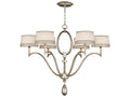 Fine Art Handcrafted Lighting Allegretto 6-Light Silver Empire Chandelier