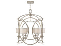 Fine Art Handcrafted Lighting Cienfuegos 6-Light Chandelier in Gray with Fabric Shades
