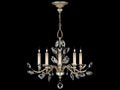 Fine Art Handcrafted Lighting 5-Light Crystal Laurel Chandelier in Silver