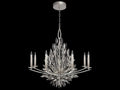 Fine Art Handcrafted Lighting Lily Buds 8-Light Crystal Chandelier in Gold Leaf