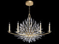 Fine Art Handcrafted Lighting 6-Light Lily Buds Oblong Chandelier in Gold Leaf Finish