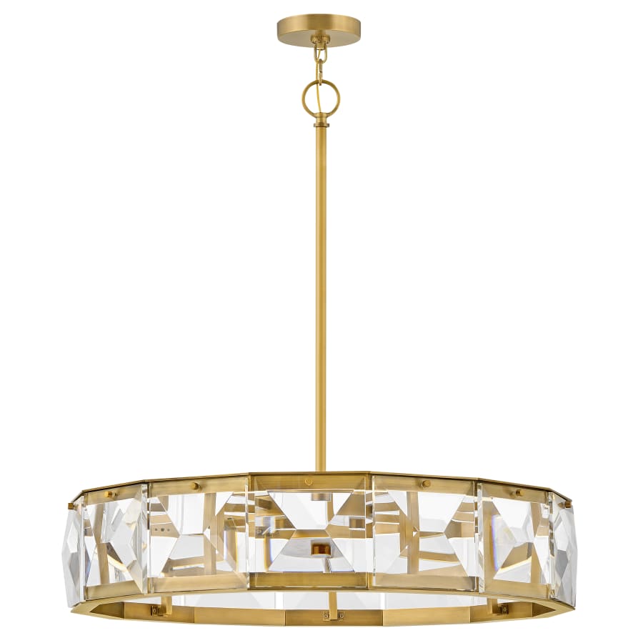 Fredrick Ramond Jolie 30" Wide LED Crystal Drum Chandelier