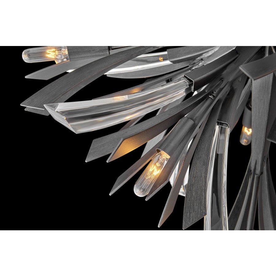 Fredrick Ramond Vida 19 Light 24" Wide Crystal Abstract Chandelier