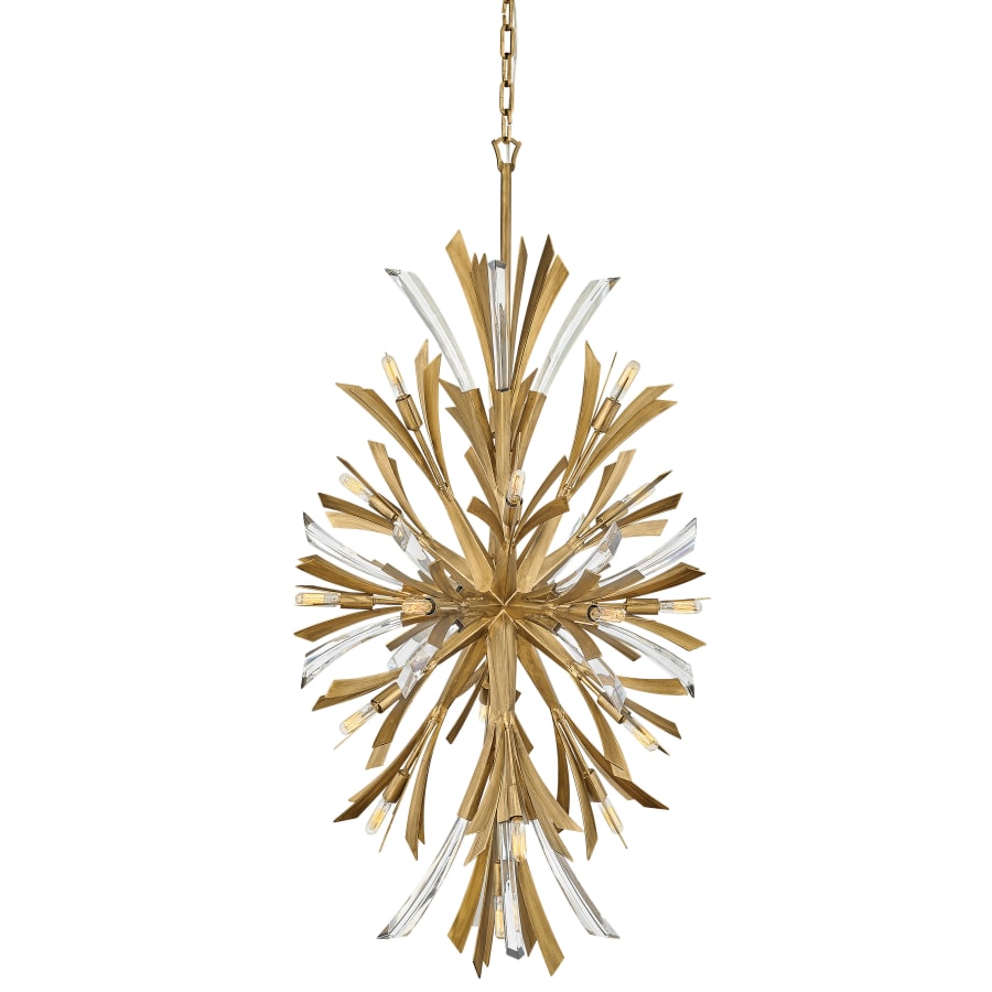 Fredrick Ramond Vida 19 Light 24" Wide Crystal Abstract Chandelier