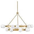 Fredrick Ramond Selene 18 Light 48" Wide Ring Chandelier