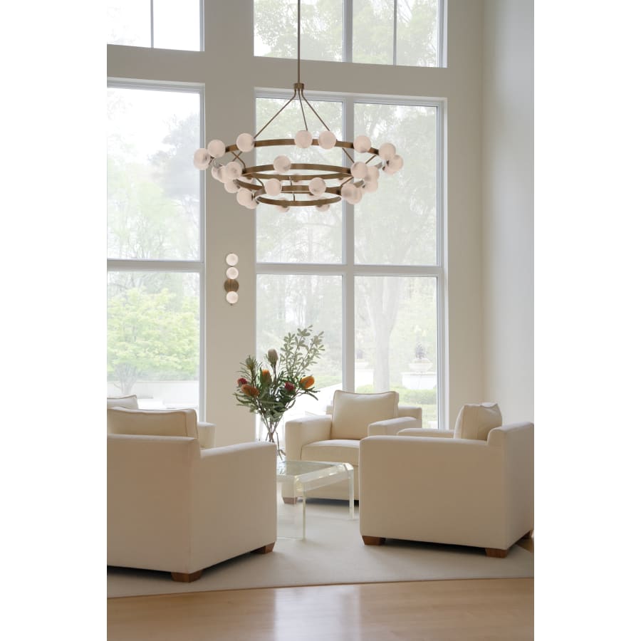 Fredrick Ramond Selene 36 Light 60" Wide Ring Chandelier