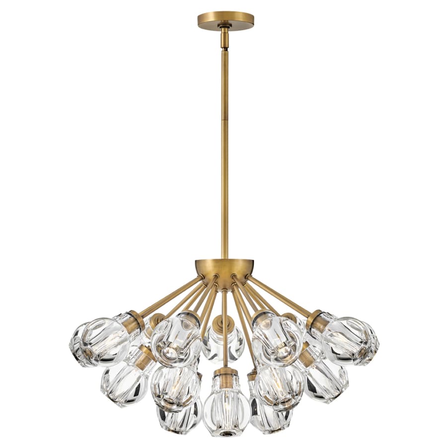 Fredrick Ramond Elise 19 Light 27" Wide Abstract Pendant