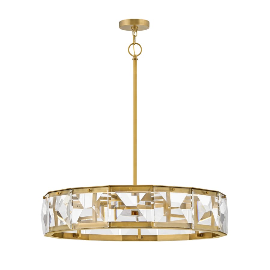 Fredrick Ramond Jolie 30" Wide LED Crystal Drum Chandelier