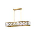 Fredrick Ramond Jolie 45" Wide LED Crystal Linear Chandelier