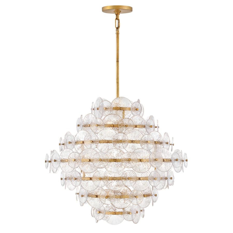 Fredrick Ramond Rene 16 Light 30" Wide Ring Chandelier