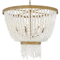 Fredrick Ramond Dune 8 Light 32" Wide Beaded Waterfall Chandelier