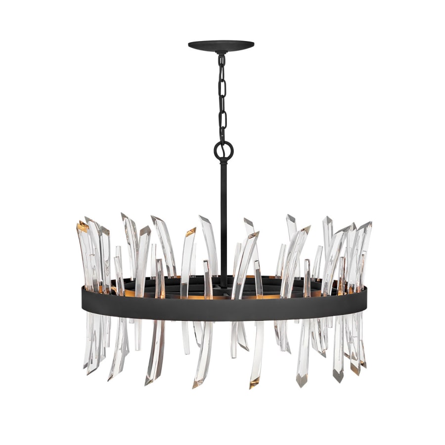 Fredrick Ramond Revel 8 Light 28" Wide Crystal Drum Chandelier
