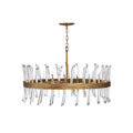 Fredrick Ramond Revel 10 Light 36" Wide Crystal Drum Chandelier