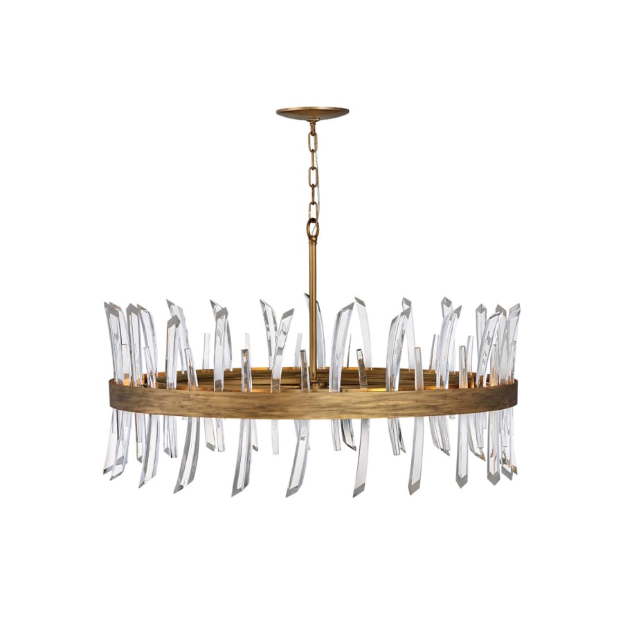 Fredrick Ramond Revel 10 Light 36" Wide Crystal Drum Chandelier