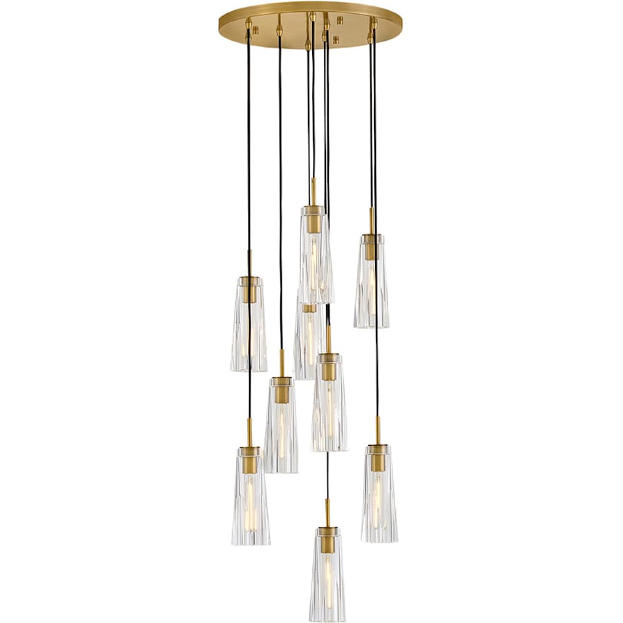 Fredrick Ramond Cosette 9 Light 20" Wide LED Multi Light Pendant