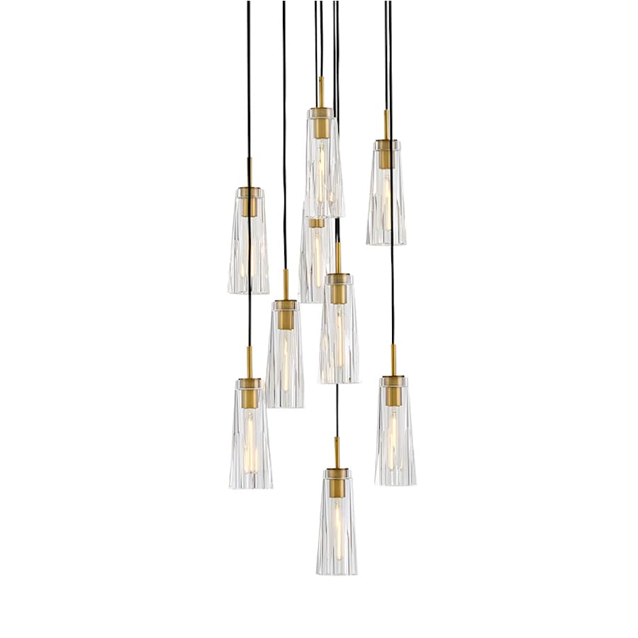 Fredrick Ramond Cosette 9 Light 20" Wide LED Multi Light Pendant