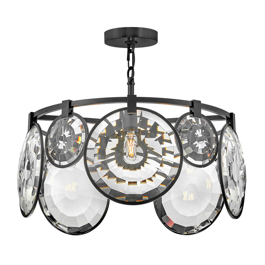 Fredrick Ramond Nala 5 Light 22" Wide Pendant / Semi-Flush Ceiling Fixture