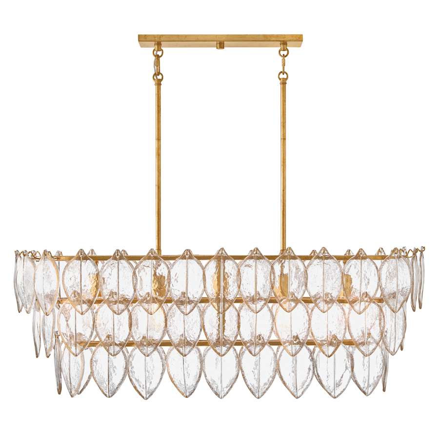 Fredrick Ramond Amira 5 Light 45" Wide Linear Chandelier