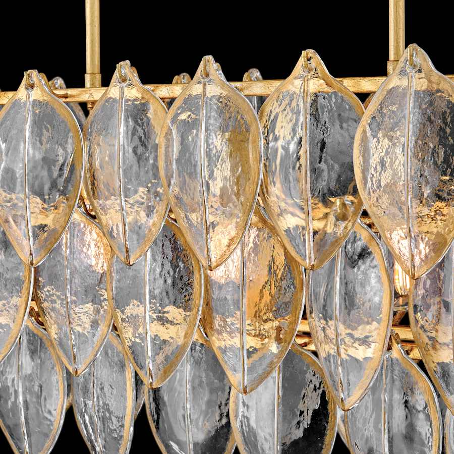 Fredrick Ramond Amira 5 Light 45" Wide Linear Chandelier