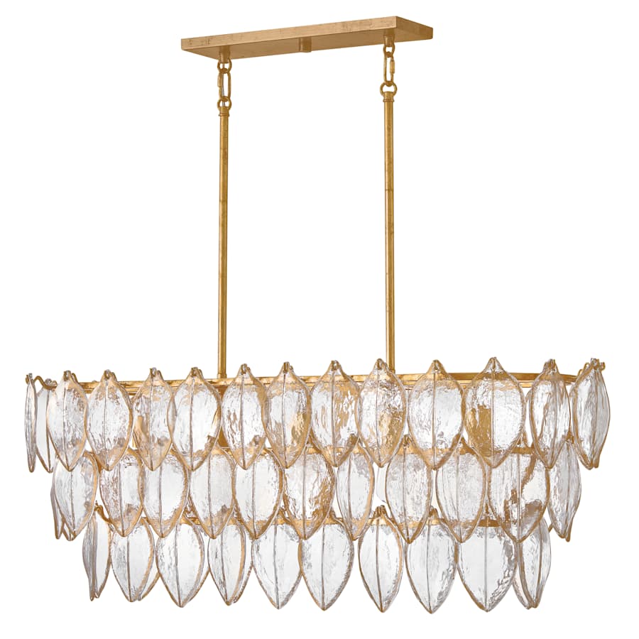 Fredrick Ramond Amira 5 Light 45" Wide Linear Chandelier